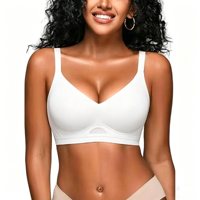 Quality Elastic Lasting Breathable Support Wireless Jelly Strip Bra For Daily Wear factory