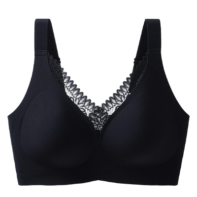 Quality Elegant Soft Ventilated Support Wireless Jelly Strip Bra For Everyday factory