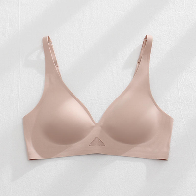 Quality Translucent Stretchy Seamless Wireless Jelly Strip Bra For Lounge Sleep factory