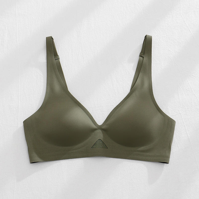 Quality Translucent Stretchy Seamless Wireless Jelly Strip Bra For Lounge Sleep factory