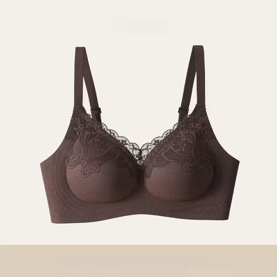 Quality Elegant Breathable Support Wireless Jelly Strip Bra For Daily Wear factory