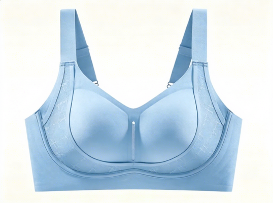 Quality Feminine Weightless Support Wireless Jelly Strip Bra For Lounge Sleep factory