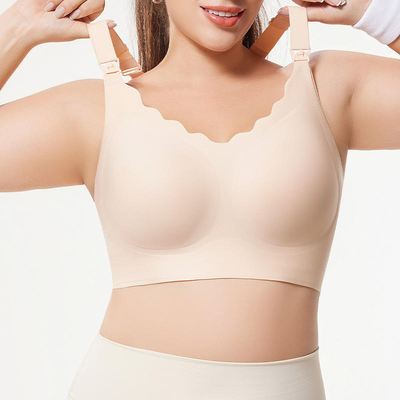 Quality Racerback Everyday Weightless Wireless Jelly Strip Bra For Multi - Sport factory