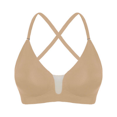 Quality Ventilated Elastic Supportive Wireless Jelly Strip Bra For All - Day Wear factory