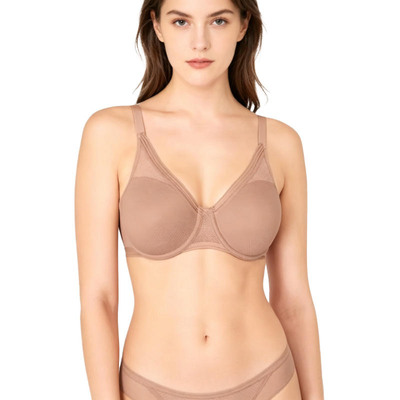 Quality Versatile Ventilated Fitted Support Wireless Jelly Strip Bra For Everyday factory