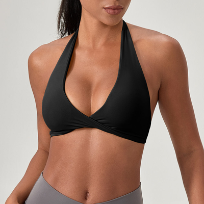 Quality Stretchy Quick - Dry Breathable Sport Wire Free Bra For Yoga Pilates factory