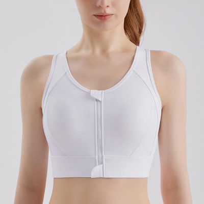 Quality Elastic Unshifting Racerback Sporty Wire Free Bra For Multi - Sport factory