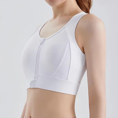 Quality Elastic Unshifting Racerback Sporty Wire Free Bra For Multi - Sport factory