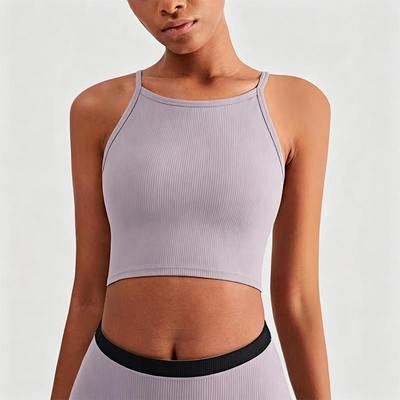 Quality Racerback Versatile Unshifting Sport Wire Free Bra For Everyday factory