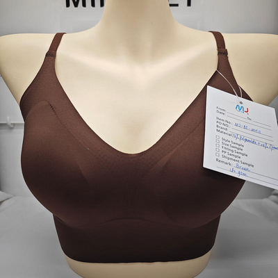 Quality Breathable Elastic Unnoticeable Sport Wire Free Bra For Everyday factory