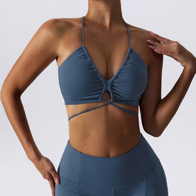 Quality Elastic Flattering Versatile Sport Wire Free Bra For Home Workouts factory