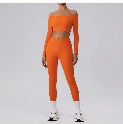 Quality Stretchy Pill - Resistant Supportive Sport Wire Free Yoga Set For Outerwear factory
