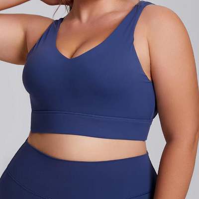 Quality Strappy Weightless Supportive Versatile Sport Wire Free Bra For Everyday factory