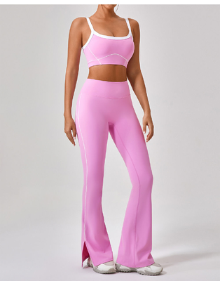 Quality Elastic Shaping Featherlight Sport Wire Free Yoga Set For Daily Wear factory