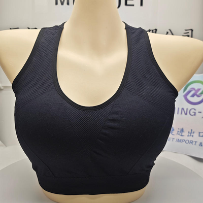 Quality Racerback Breathable Elastic Durable Sport Wire Free Bra For Everyday factory