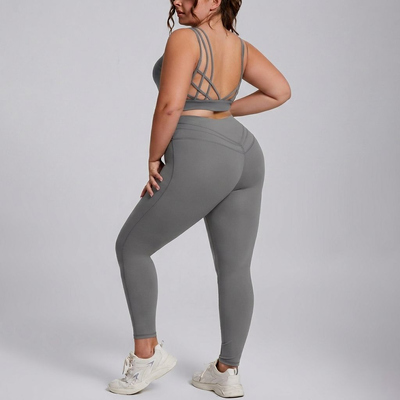 Quality Breathable Shaping Weightless Sport Wire Free Yoga Set For Home Workouts factory