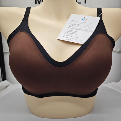 Quality Elastic Supportive Translucent Sport Wire Free Bra For Daily Wear factory
