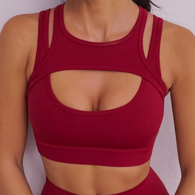 Quality Stretchy Flattering Versatile Sport Wire Free Bra For Multi - Sport factory