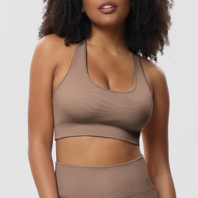 Quality Supportive Versatile Everyday Sport Wire Free Bra For Home Workouts factory
