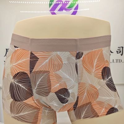 Quality Modal Ice Silk Blend Men's Boxer Briefs with Breathable Moisture Control and No-Roll Anti-Ride Construction factory