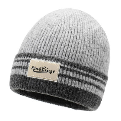 Quality  New Striped Warm Stylish Versatile Knitted Hat For Autumn And Winter factory