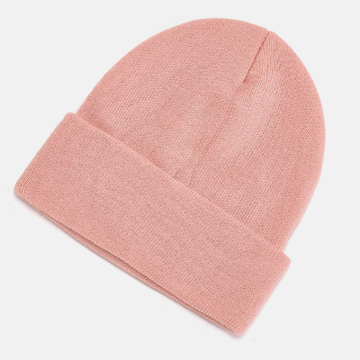 Quality  Unisex Plain Solid Warm Hat Acrylic Knit Beanie For Winter Use factory
