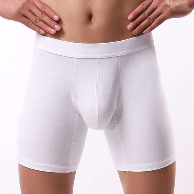 Quality Long ‑ Leg Stretchy Sporty Men's Breathable Boxer Briefs For Gym Workouts factory