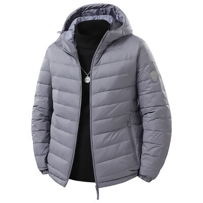 Quality Windproof Lightweight Hooded Sports Down Coat for Winter Outdoor Activities factory