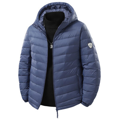 Quality Windproof Lightweight Hooded Sports Down Coat for Winter Outdoor Activities factory