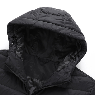 Quality Windproof Lightweight Hooded Sports Down Coat for Winter Outdoor Activities factory