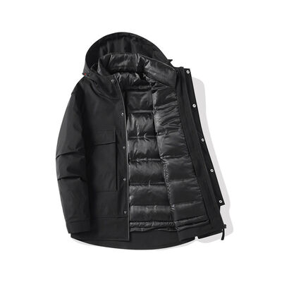 Quality Windproof Water-Repellent Windbreaker Down Jacket with Premium Down Insulation and Ergonomic Articulated Fit for Mountaineering factory
