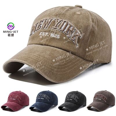 Quality Breathable Adjustable Fit Baseball Cap with Raised 3D Embroidery for Outdoor Sports factory