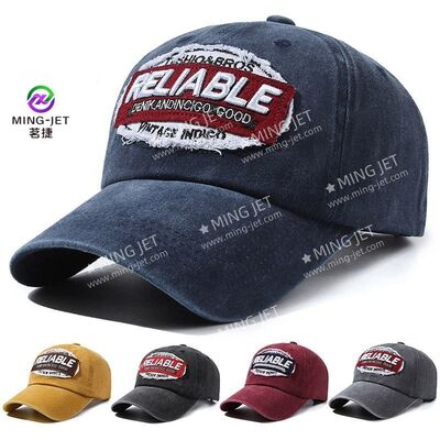 Quality Breathable Adjustable Fit Baseball Cap with Raised 3D Embroidery for Outdoor Sports factory