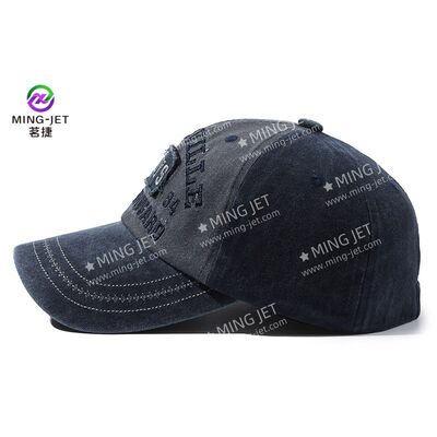 Quality Breathable Adjustable Fit Baseball Cap with Raised 3D Embroidery for Outdoor Sports factory