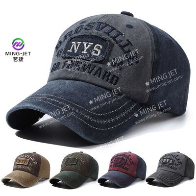 Quality Breathable Adjustable Fit Baseball Cap with Raised 3D Embroidery for Outdoor Sports factory