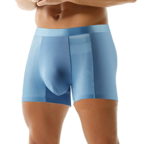 Quality Ice ‑ Silk Stretchy Sporty Men's Breathable Boxer Briefs For Everyday Wear factory