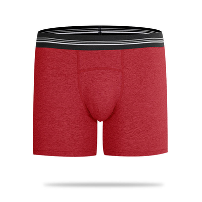 Quality Cozy Contoured Mid ‑ Thigh Men's Breathable Boxer Briefs For Gym Workouts factory