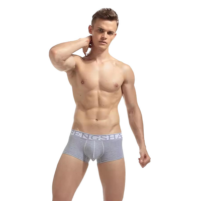 Quality Weightless Cooling Ventilated Sporty Men's Breathable Boxer Briefs For Outdoor Activities factory