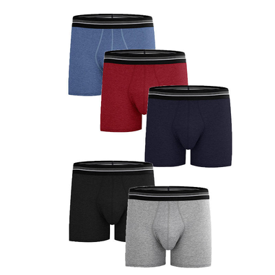 Quality Breathable Plush Washable Men's Performance Boxer Briefs with Moisture Wicking for All-Day Comfort factory