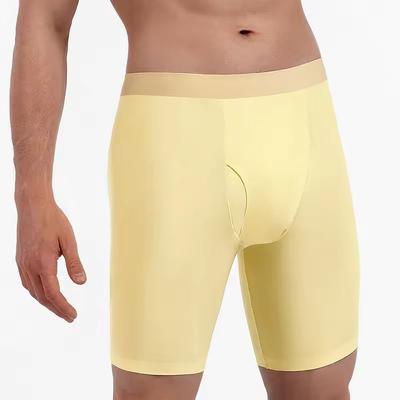 Quality Moisture-Wicking Contoured Fit Men's Performance Boxer Briefs with Flatlock Seam Construction for Outdoor Activities factory