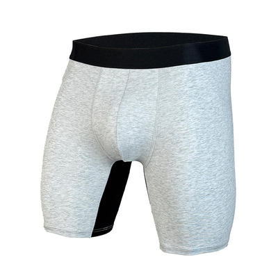 Quality Plush Moisture-Wicking Men's Boxer Briefs with 4-Way Stretch and Stay-Put Contoured Fit for Gym Workouts factory