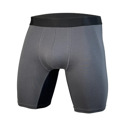 Quality Plush Moisture-Wicking Men's Boxer Briefs with 4-Way Stretch and Stay-Put Contoured Fit for Gym Workouts factory