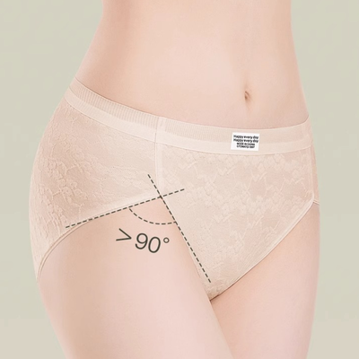 Quality Antibacterial Breathable Elegant Cotton Ladies' Briefs for Everyday Layering factory