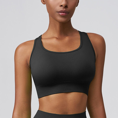 Quality Understated Low-Profile Breathable Moisture-Wicking High Stretch Nylon Yoga Bra Set for Yoga Practice factory