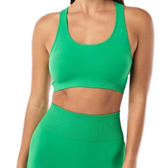 Quality Understated Low-Profile Breathable Moisture-Wicking High Stretch Nylon Yoga Bra Set for Yoga Practice factory