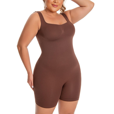 Quality Seamless Chafe-Free Pilates Bodysuit with 4-Way Stretch Nylon and Snug Body-Contouring Silhouette factory