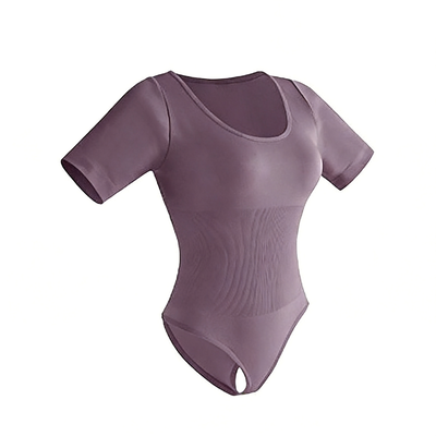 Quality Premium Stretch Nylon Loungewear Bodysuit with Secure Stay-Put Fit and Moisture-Wicking Fabric factory