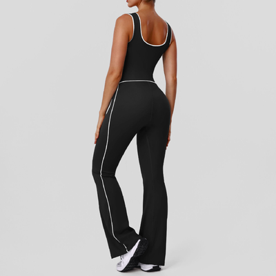 Quality Quick-Dry Technology 4-Way Stretch Breathable Nylon Sports Bodysuit for Gym Workouts factory