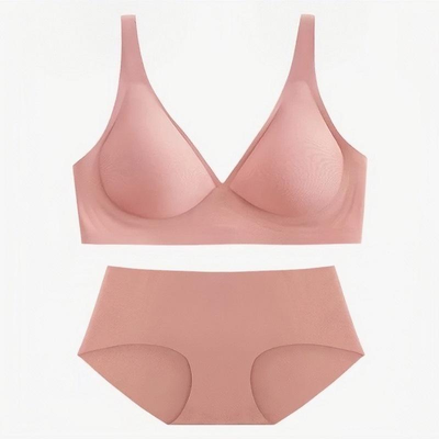 Quality Breathable Push-up Lightweight Seamless Jelly Sports Bra Set for Lounge Wear factory
