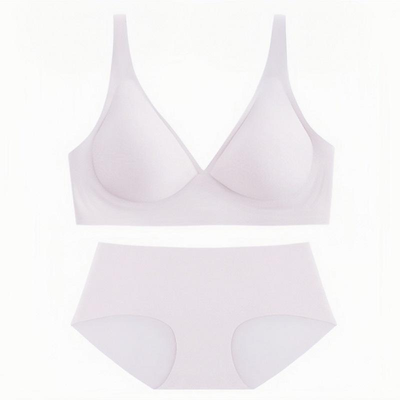 Quality Breathable Push-up Lightweight Seamless Jelly Sports Bra Set for Lounge Wear factory